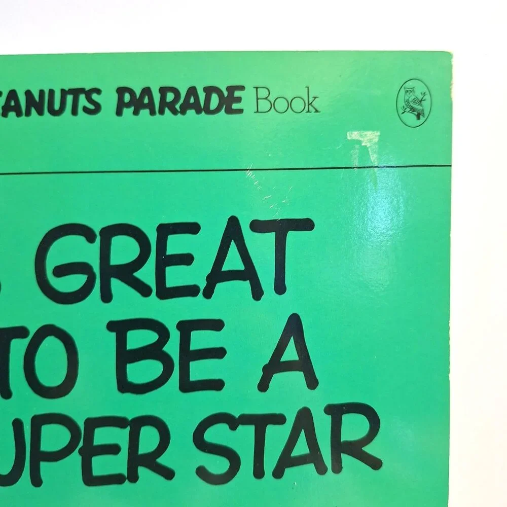 Its Great To Be A Super Star Peanuts Parade Book Charles Schulz 1979 Vintage - Picture 2 of 8